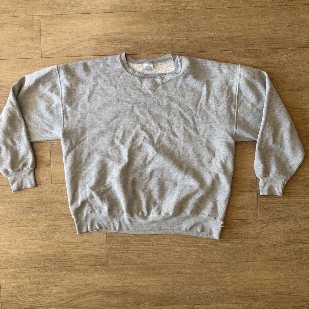 Russell Athletic Heather Gray Crewneck Sweatshirt men size XL